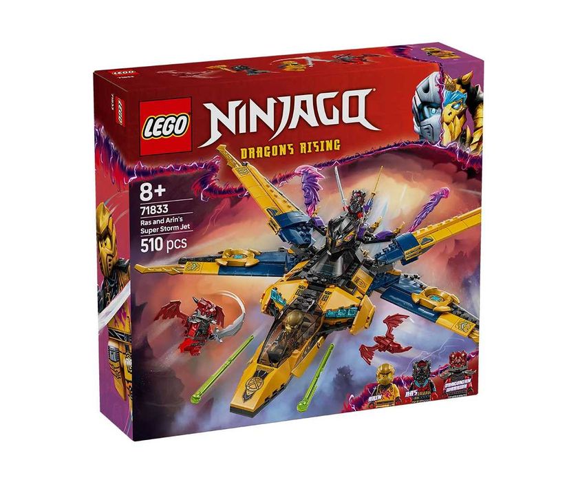 LEGO NINJAGO 71833 - Ras and Arin's Super Storm Jet