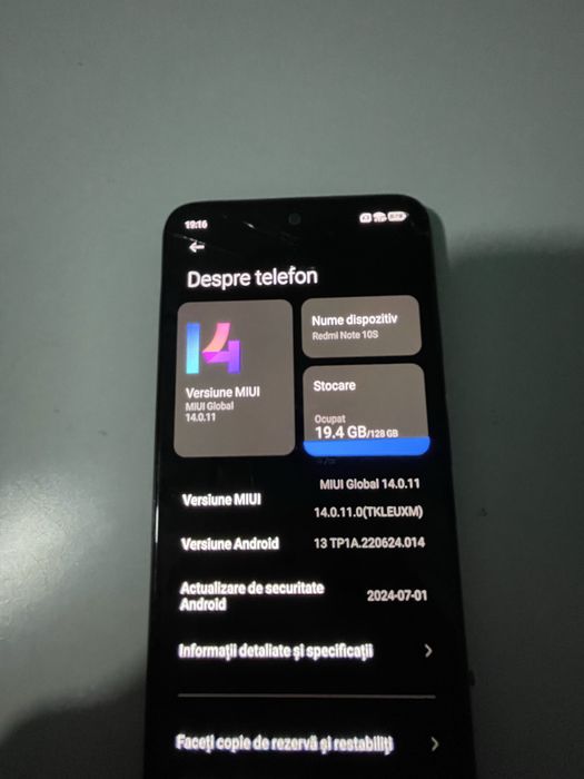 Redmi Note 10S.