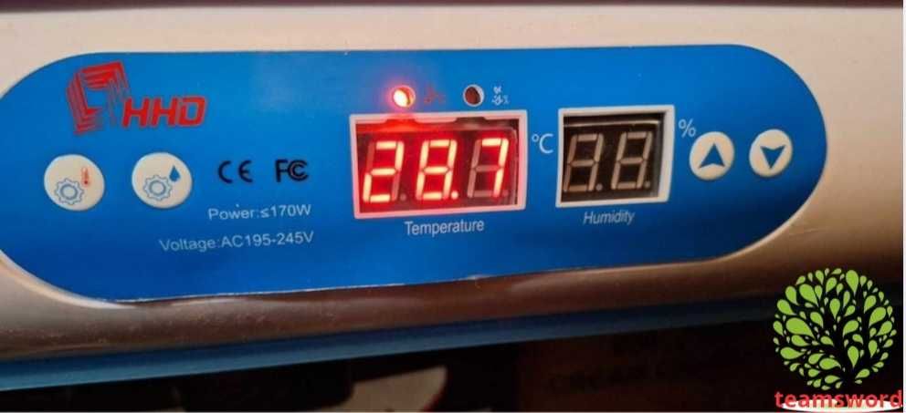 Инкубатор за 120 яйца с микрокомпютър и автоматичен контролер