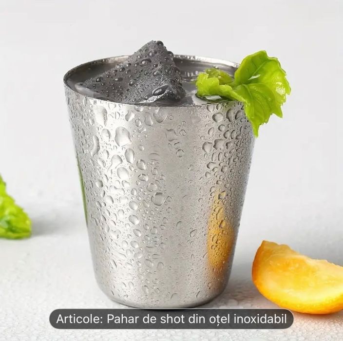 Set pahare shot din inox