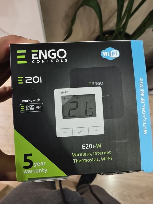 Безжичен wifi стаен термостат ENGO E20i-W