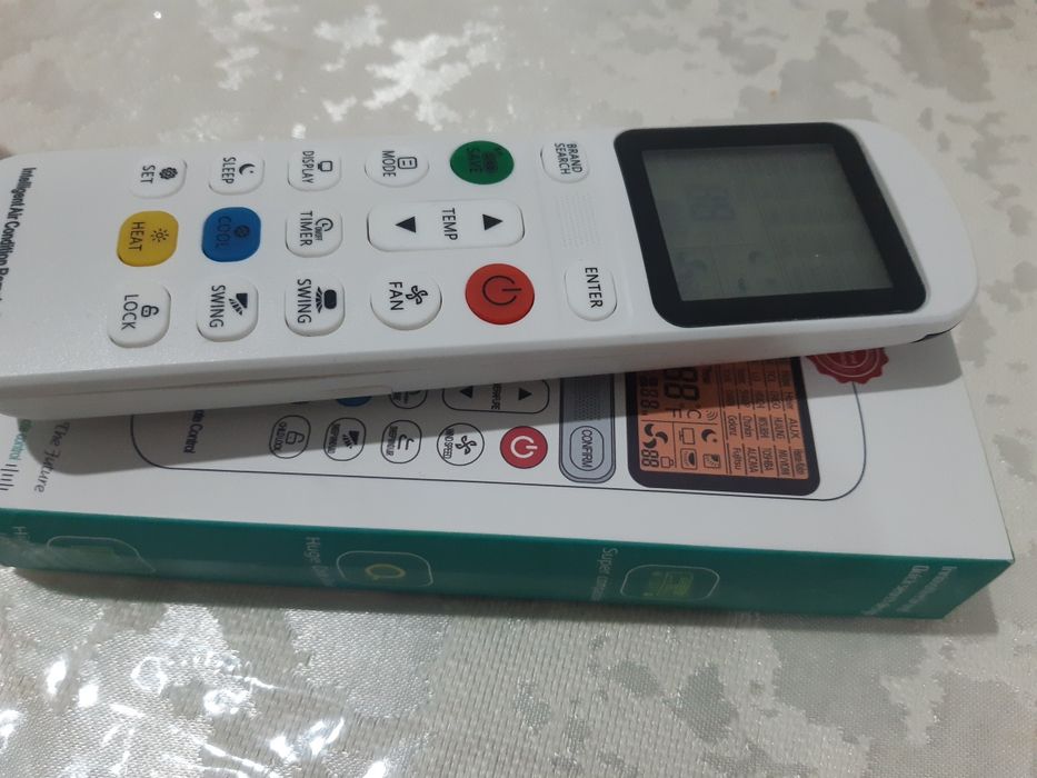 Барча Кондеционерларга кодсиз улана оладиган универсал пулть.