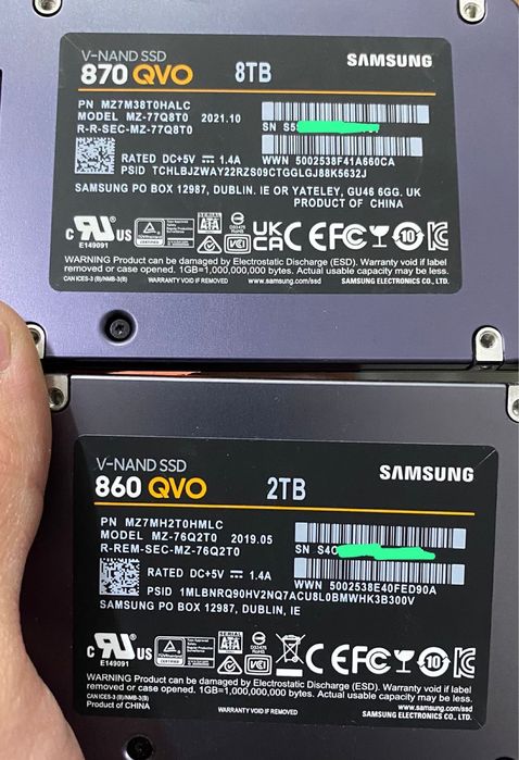 SSD на 2 и 8 терабайт