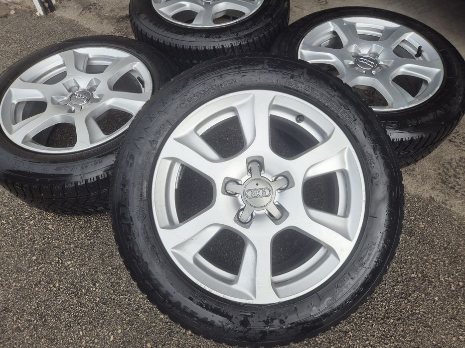 5х112/16 с гуми Ауди А3 А4 Q3 Q5 5x112/16 Audi VW Skoda Seat