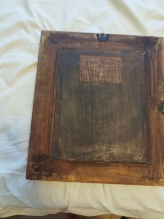 Страхотна картина портрет масло 19век