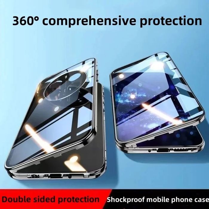 Realme 12 Pro+ / 12 Pro / Двоен 360° магнитен кейс камера протектор