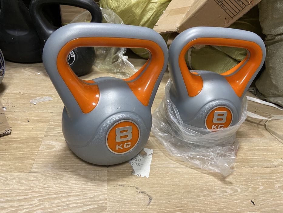 Kettlebell set 8 kg+8 kg=16 kg noi made in germany profesionale
