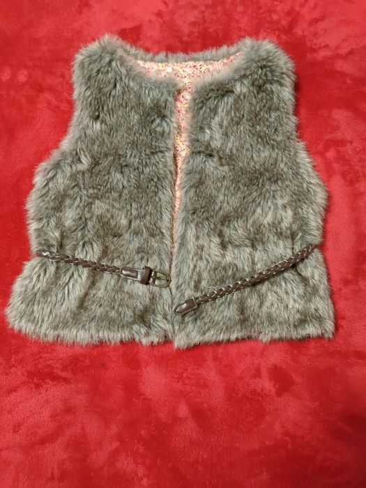 Vestă blăniță eleganta fetițe