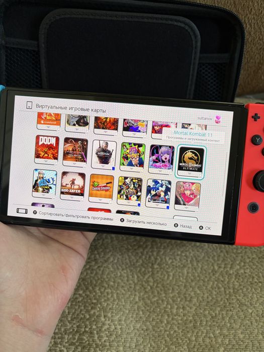 Nintendo Switch Oled 64gb полный идеальный комплект + много игр