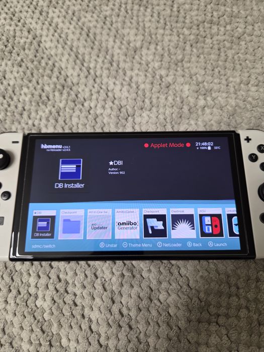 Nintendo Switch Oled прошитый 460гб
