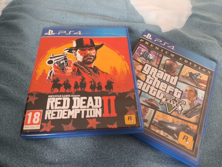 2 игры GTA V и Red DEAD Redemption 2