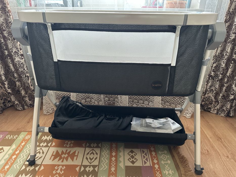 Kidilo манеж-кровать, полозья для качания