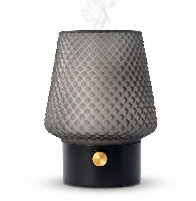 Difuzor Aromaterapie MULIN Sticla Suflata Manual 100ml LED RGB