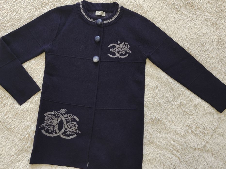 Кофта кардиган в школу