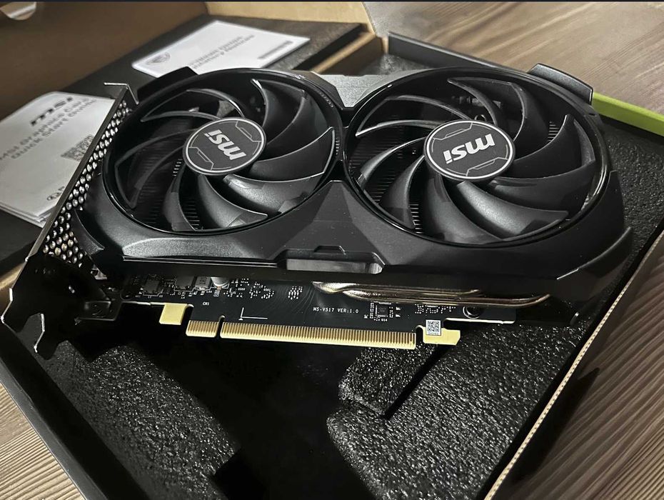 Msi Nvidia RTX 4060 Ti Ventus 2X 16gb oc (SFF ITX) [NOUA+GARANTIE]
