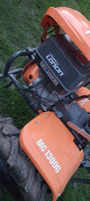 Motocultor O-Mac 13 cp semănătoare cartofi porumb