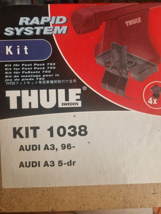 Thule kit 1038 за Ауди А3 8L