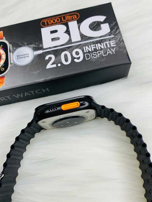 Smartwatch T900 ULTRA, 49 mm, Безжично зареждане, Обаждания, Известия