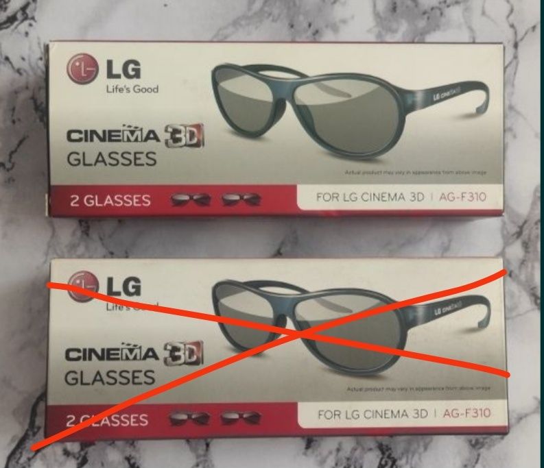 Продам 3d очки  LG