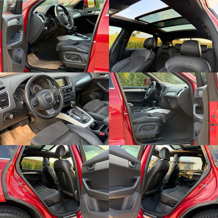 Audi Q5 “ Quattro / 3x S-Line “ Panoramic, Webasto, Full Led, Alcantara, Navi, Moduri Condus, By-Xenon, Scaune electrice, Bose, Comeni, Senzori FULL !