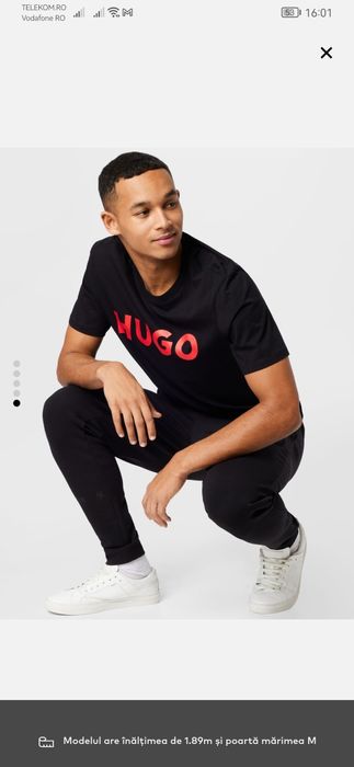 Tricou Hugo Boss Colectiile noi Top Premium Bumbac 100%