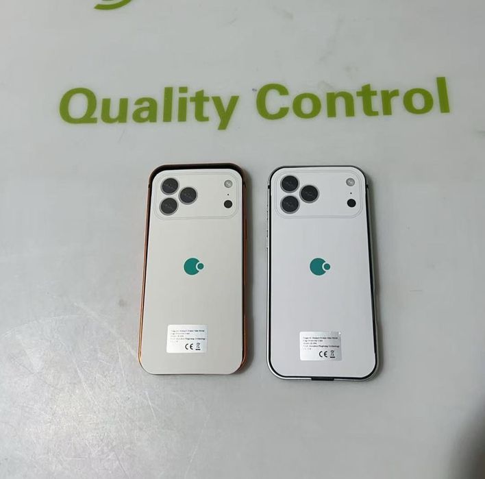 Carcasa Bumper COTECi Premium din aliaj de aluminiu, subtire, pentru iPhone 17 Pro Max Orange si Silver