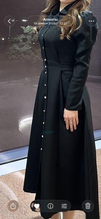 платье женское черное