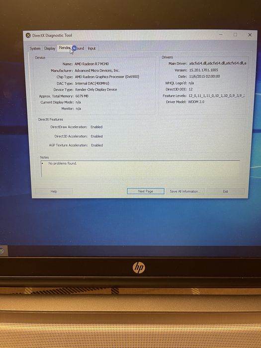 Laptop hp probook 470 g3,i7-6500u,8gb ram,ssd 128gb