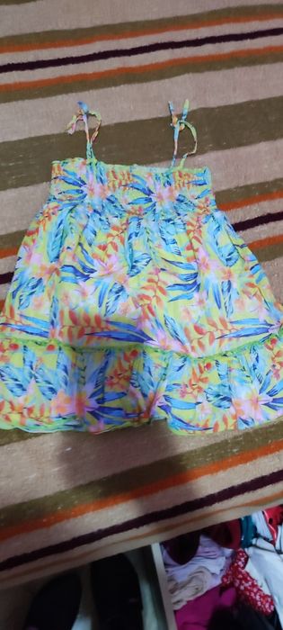 Детска рокля, елек, джинси