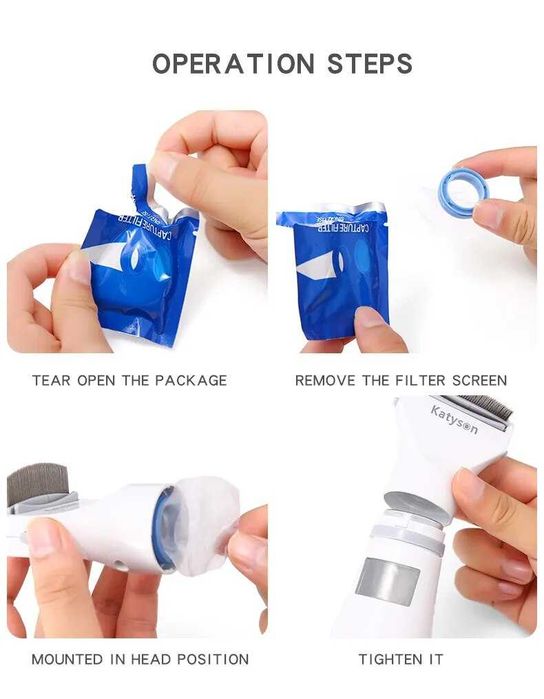 Електрически гребен за премахвана на въшки, бълхи и други паразити