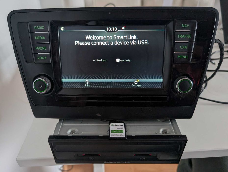 Radio Navigatie Skoda Rapid Bluetooth Mib2 Smartlink Carplay Android A
