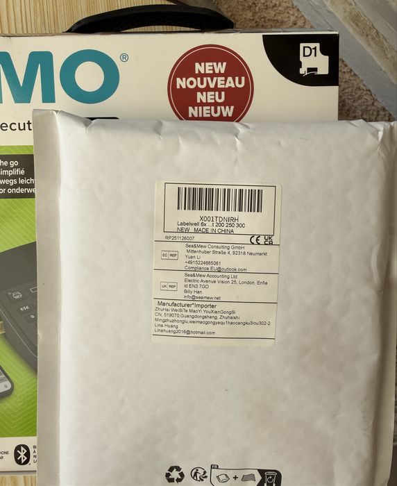Продавам Портативен етикетен принтер Dymo Labelmanager