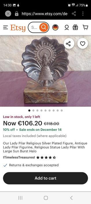 Piesa valoroasa de colectie din argint