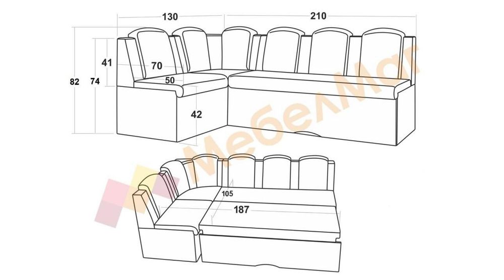 Ъглов разтегателен диван – почти нов, изключително удобен!