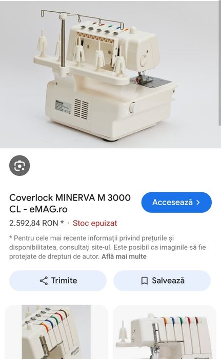 Mașină combinată de surfilat și uberdeck Minerva 3000 CL 3 ace, 5 fire