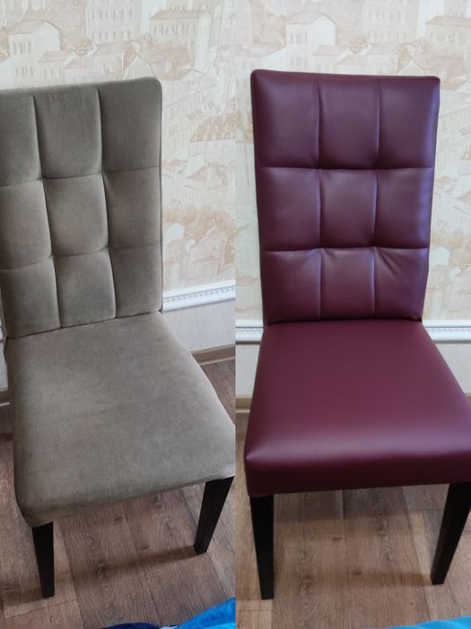 Перетяжка и ремонт стульев!