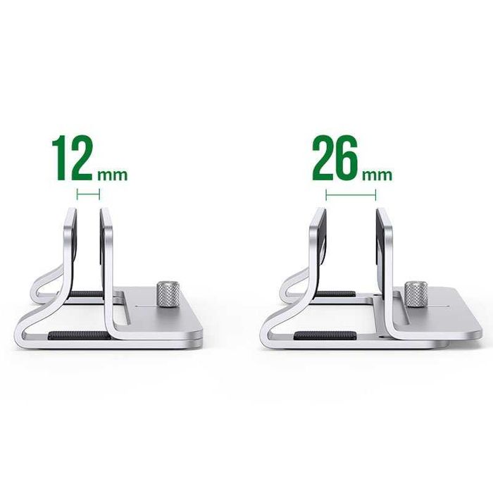 Vand Suport stand Ugreen universal laptop / macbook / tableta 20471 LP258 argintiu