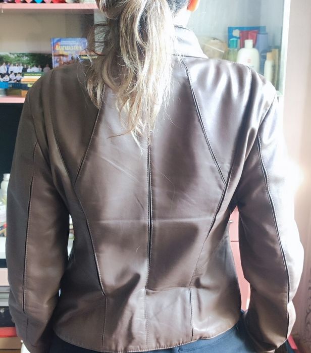 Натуральная кожаная куртка