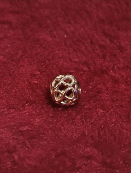 Pandora charm Infinity , infinit rose gold