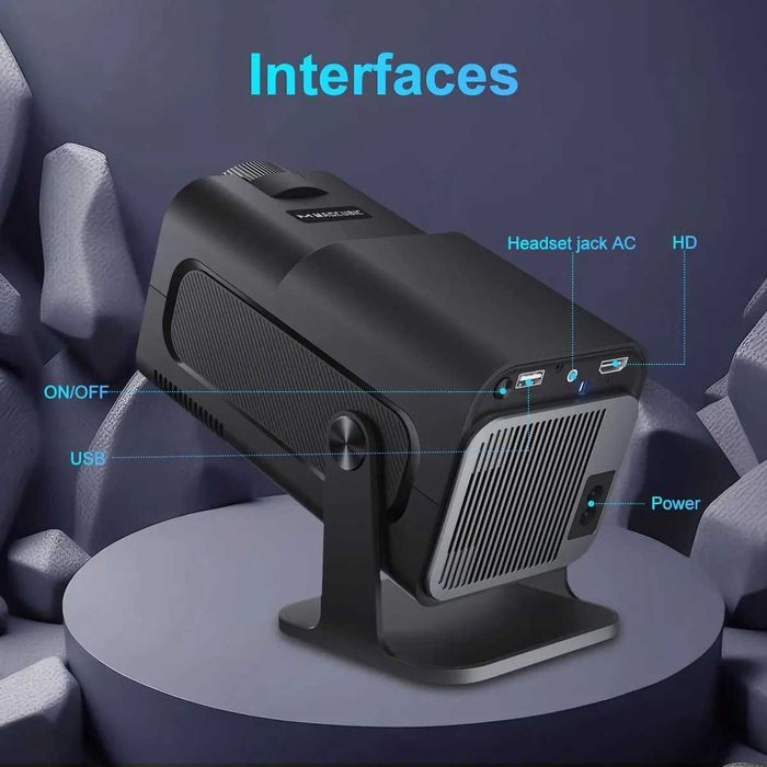 LED Проектор Magcubic® HY320 390ANSI Full HD 4K Android 11 ТОП ЦЕНА