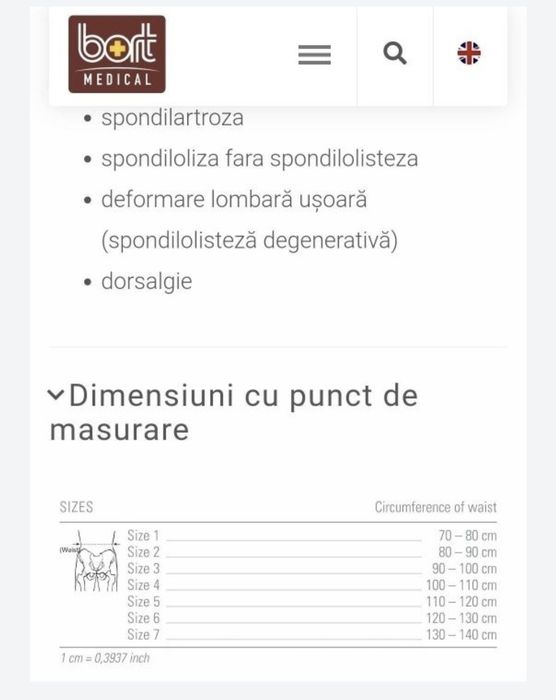 Vând centuri ortopedice