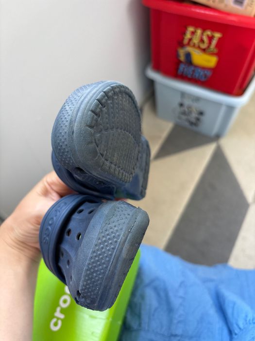 Сандали crocs в синьо