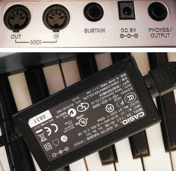 Синтезатор клавир CASIO LK-110 пиао със светещи клавиши 5 октави