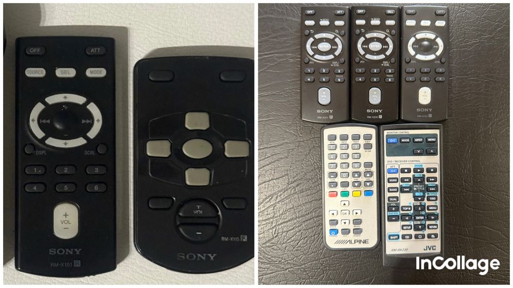 Дистанционни кар аудио SONY,JVC,ALPINE