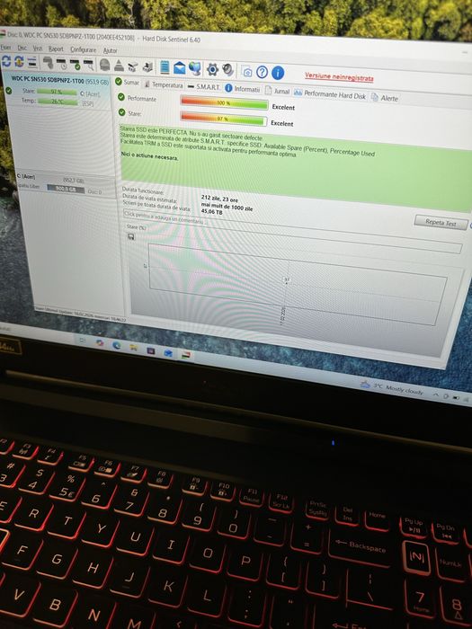 Laptop Gaming Acer Nitro 5 AN515-55 - i7-10870H / RTX 2060 / 16GB RAM