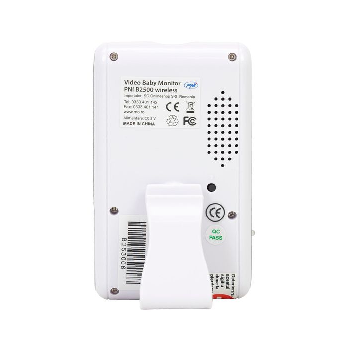 Video Baby Monitor PNI B2500 ecran 2.4 inch wireless