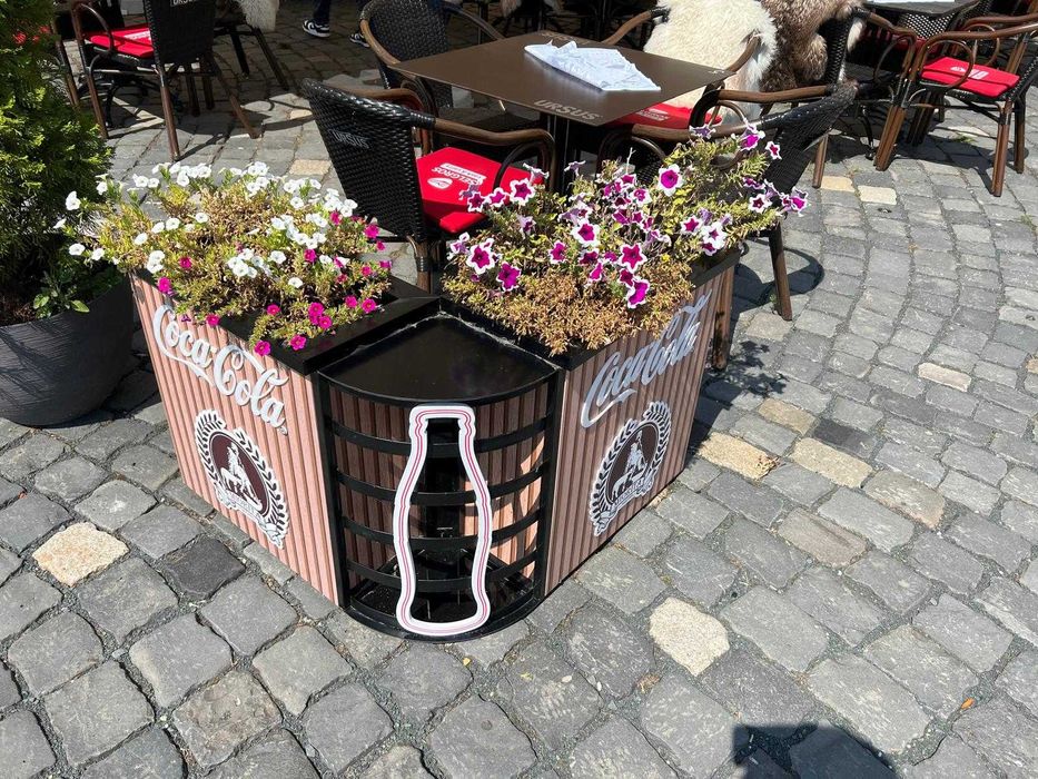 jardiniere - suorti flori , inscriptionate, din material compozit