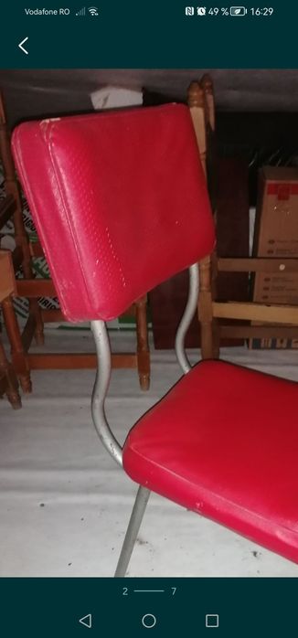 Scaun cadru fier pentru săli de așteptare, în condiții bune