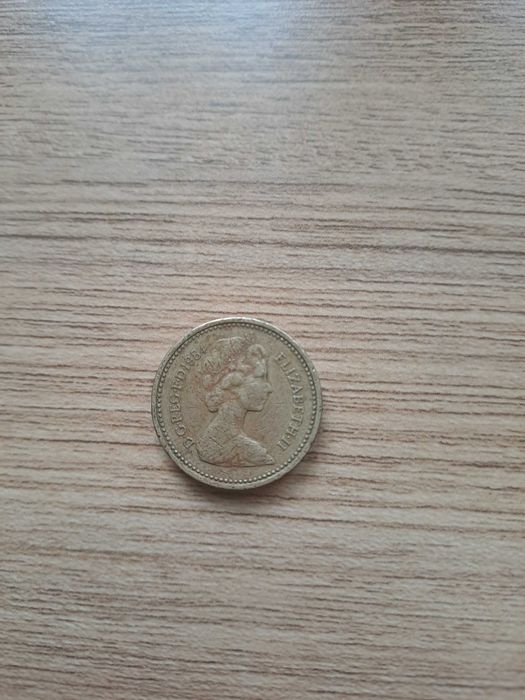 Moneda 1984 Regina Elizabeth one pound