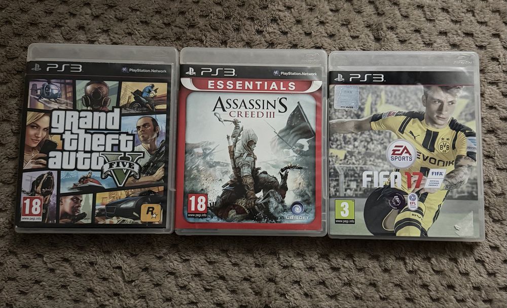Игри за пс3 ps3-gta5,ac3,fifa17